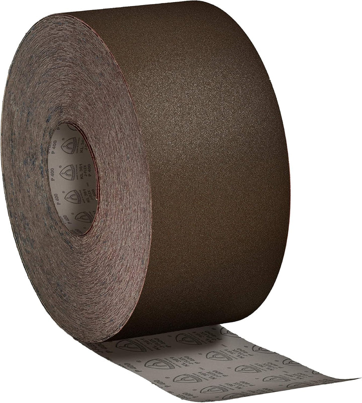 Klingspor 64830 - KL 361 JF Schleifrollen mit Gewebeunterlage, braun, 40X50000, Verpackungseinheit 1
