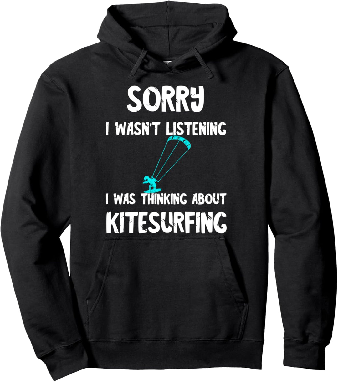 Kitesurfing Kite Surfen Windsurfen Kitesurfen Kitesurfer Pullover Hoodie