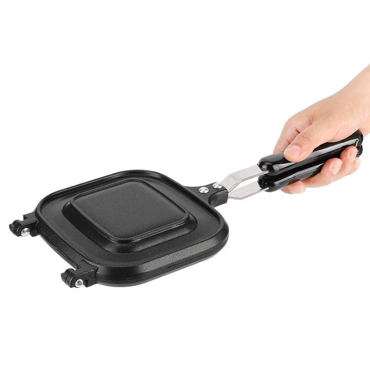 Alvinlite Hot Sandwich Maker, Für Gasherde, Knusprig Gegrillt, Einzeln, Aluminium, 14,4" X 6,3" X 1,
