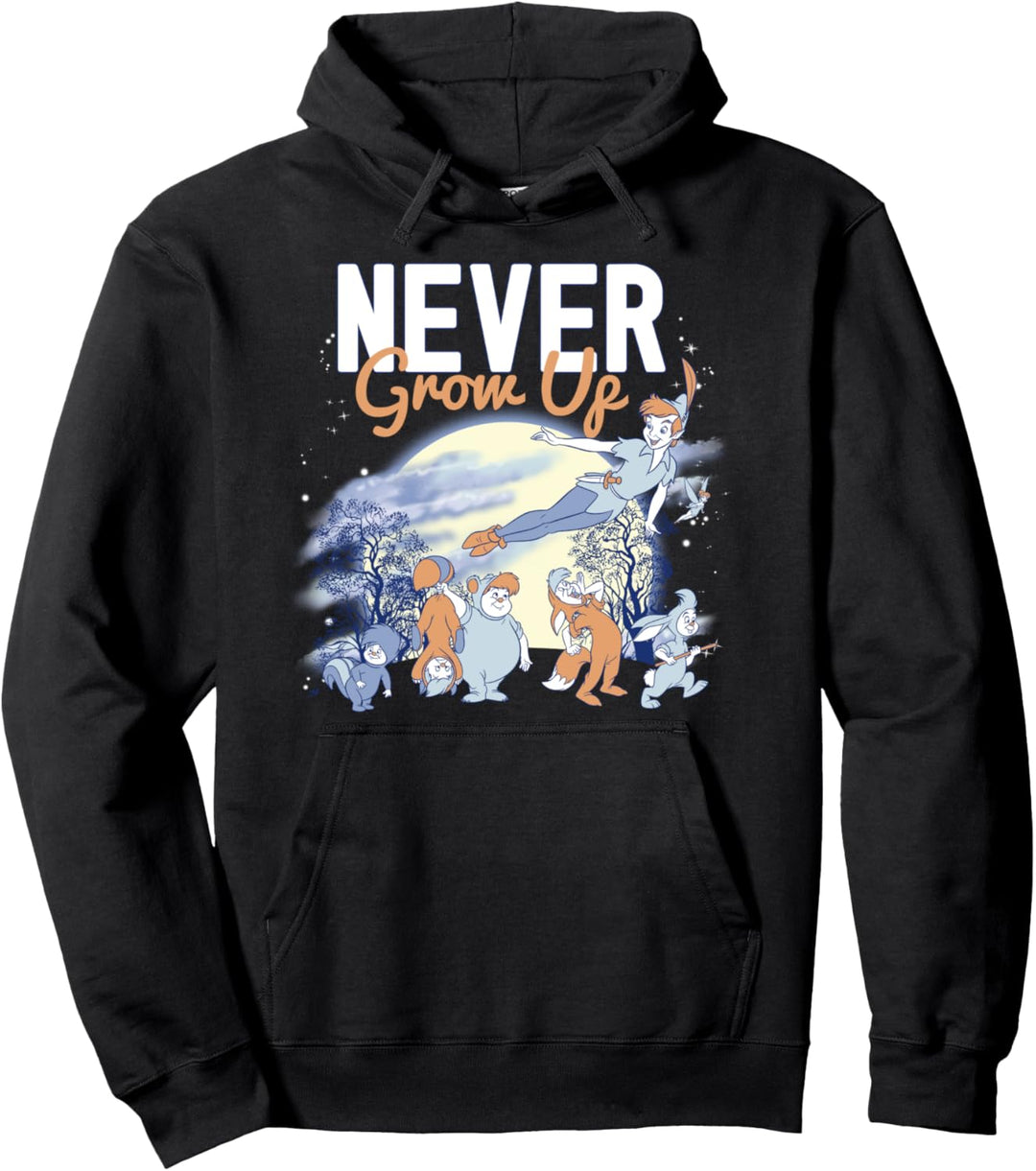 Disney Peter Pan Lost Boys Never Grow Up Night Portrait Pullover Hoodie