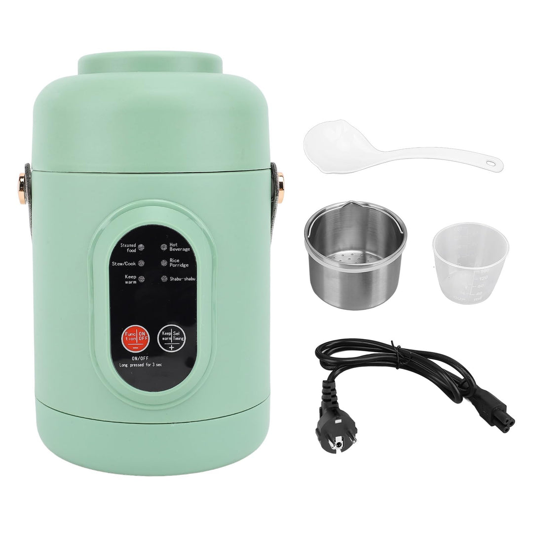 500 W Mini-Elektrotopf, 800 Ml Fassungsvermögen, Edelstahlmaterial, Kompaktes Design, Tragbarer Warm