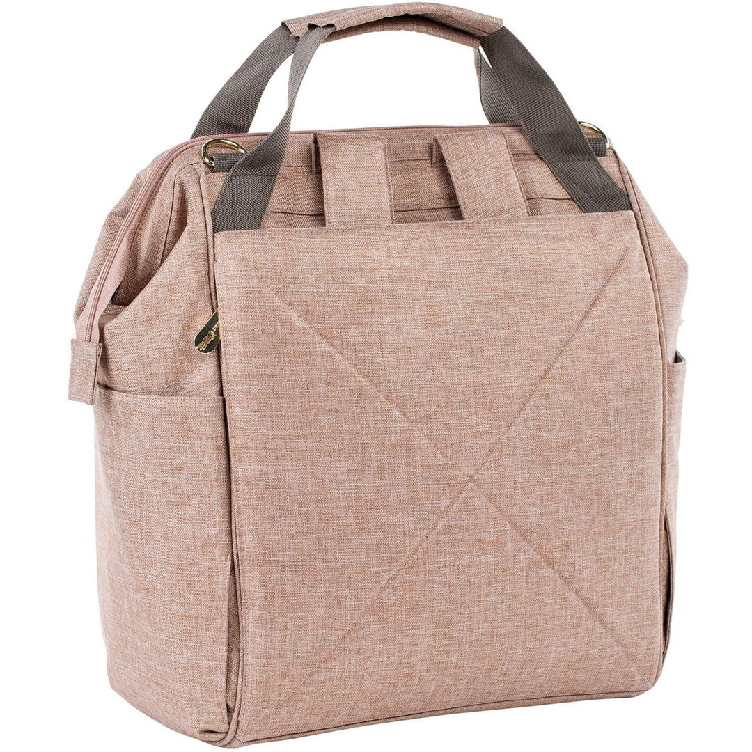 LÄSSIG Baby Wickelrucksack Wickeltasche inkl. Wickelzubehör nachhaltig produziert/Goldie Backpack, r