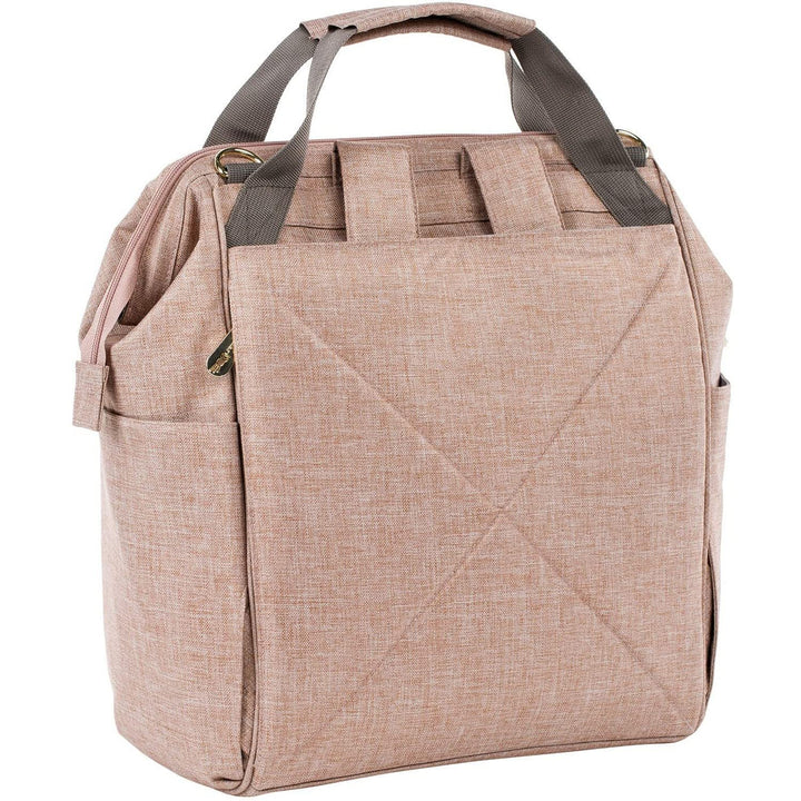 LÄSSIG Baby Wickelrucksack Wickeltasche inkl. Wickelzubehör nachhaltig produziert/Goldie Backpack, r