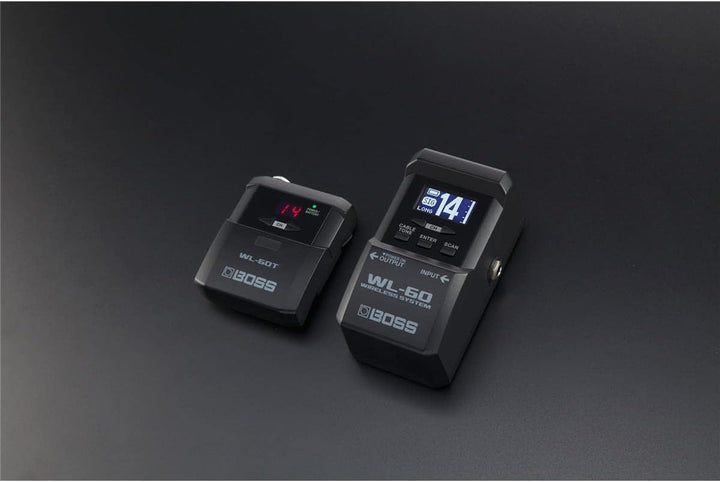 BOSS WL-60 Gitarren-Wireless-System Taschensender und Empfänger, Taschensender und Empfänger