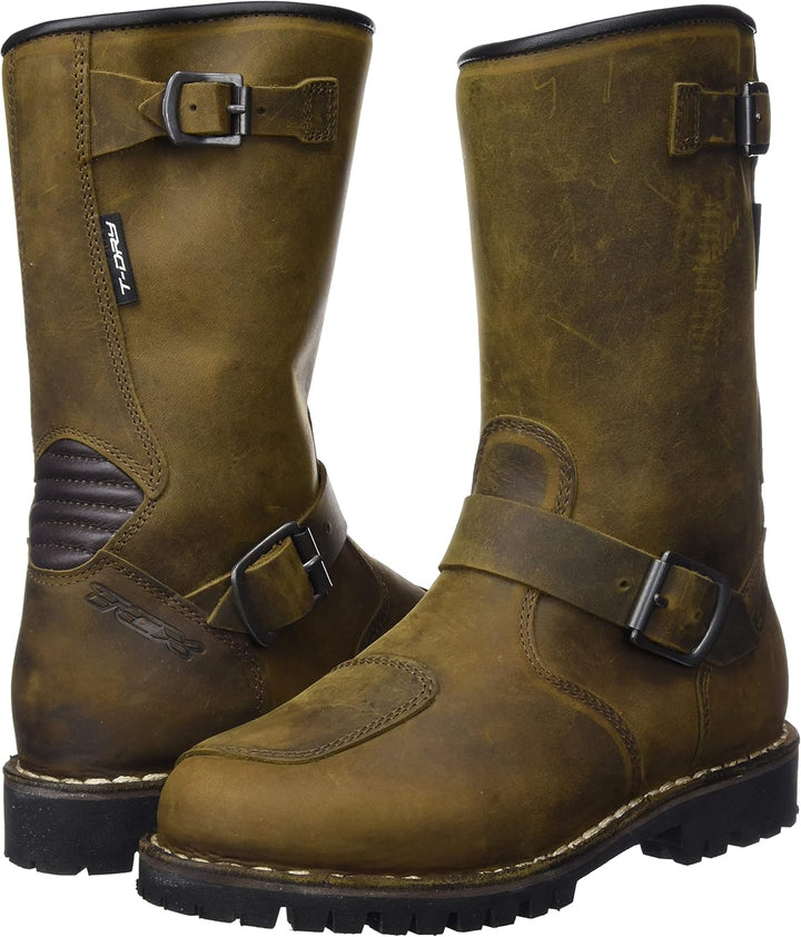 TCX Herren Motorcycle Boot 38 EU Braun, 38 EU Braun