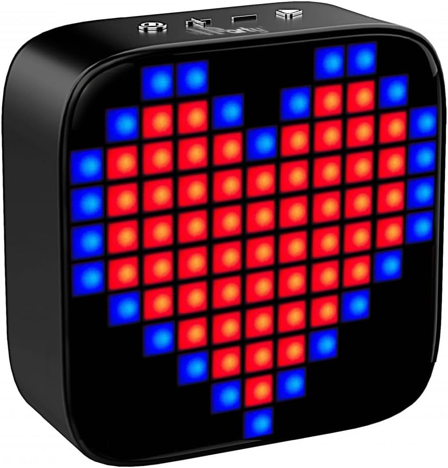 Lexibook - iParty FLASHBOOM® SHOW Bluetooth-Lautsprecher, hohe Klangqualität, tolle Pixel-Animatione