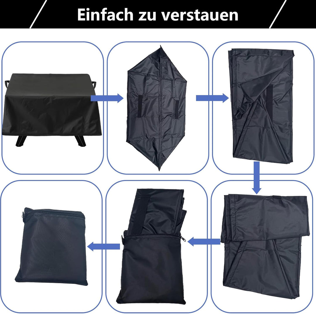 17-Zoll Staubschutzhaube Pizzaofen Abdeckung kompatibel mit Cozze 90347 XXL Gas Pizza Ofen Wasserdic