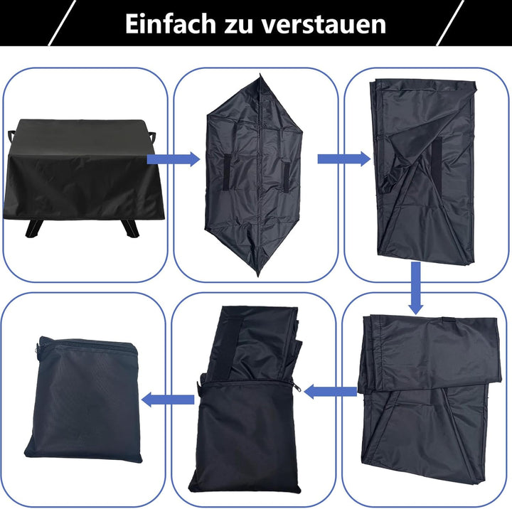 17-Zoll Staubschutzhaube Pizzaofen Abdeckung kompatibel mit Cozze 90347 XXL Gas Pizza Ofen Wasserdic