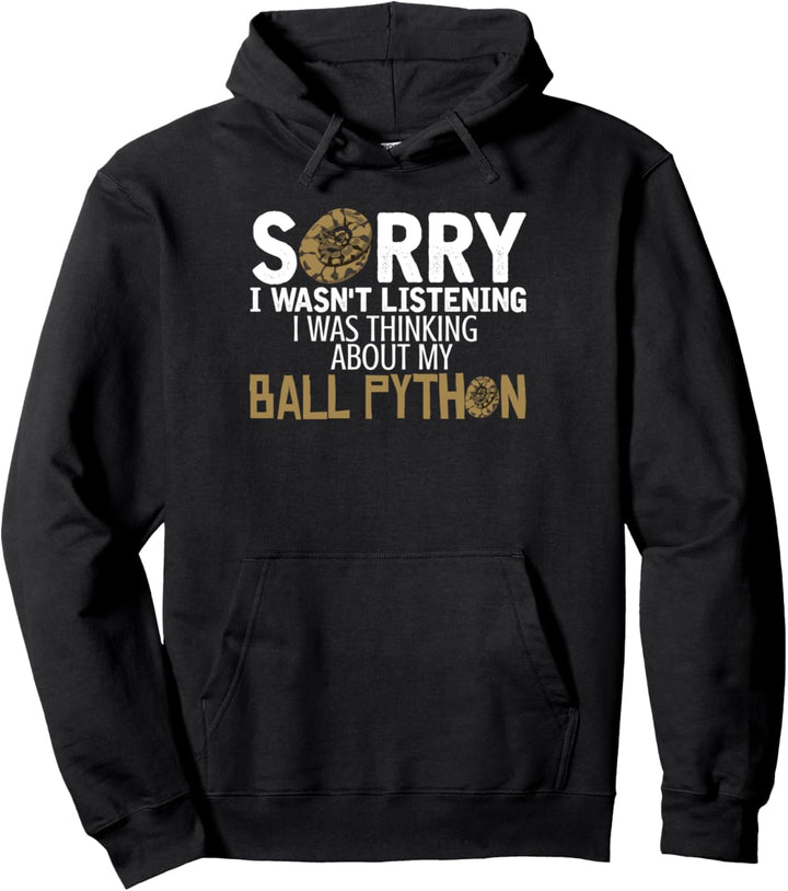 Reptilien Witz Spruch Schlange Schlangen Königspython Pullover Hoodie