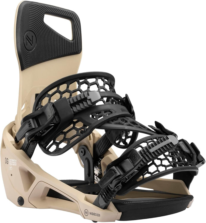 Nidecker Supermatic Snowboard – Universelle, doppelt einsteckbare automatische Bindung – Komfortabel