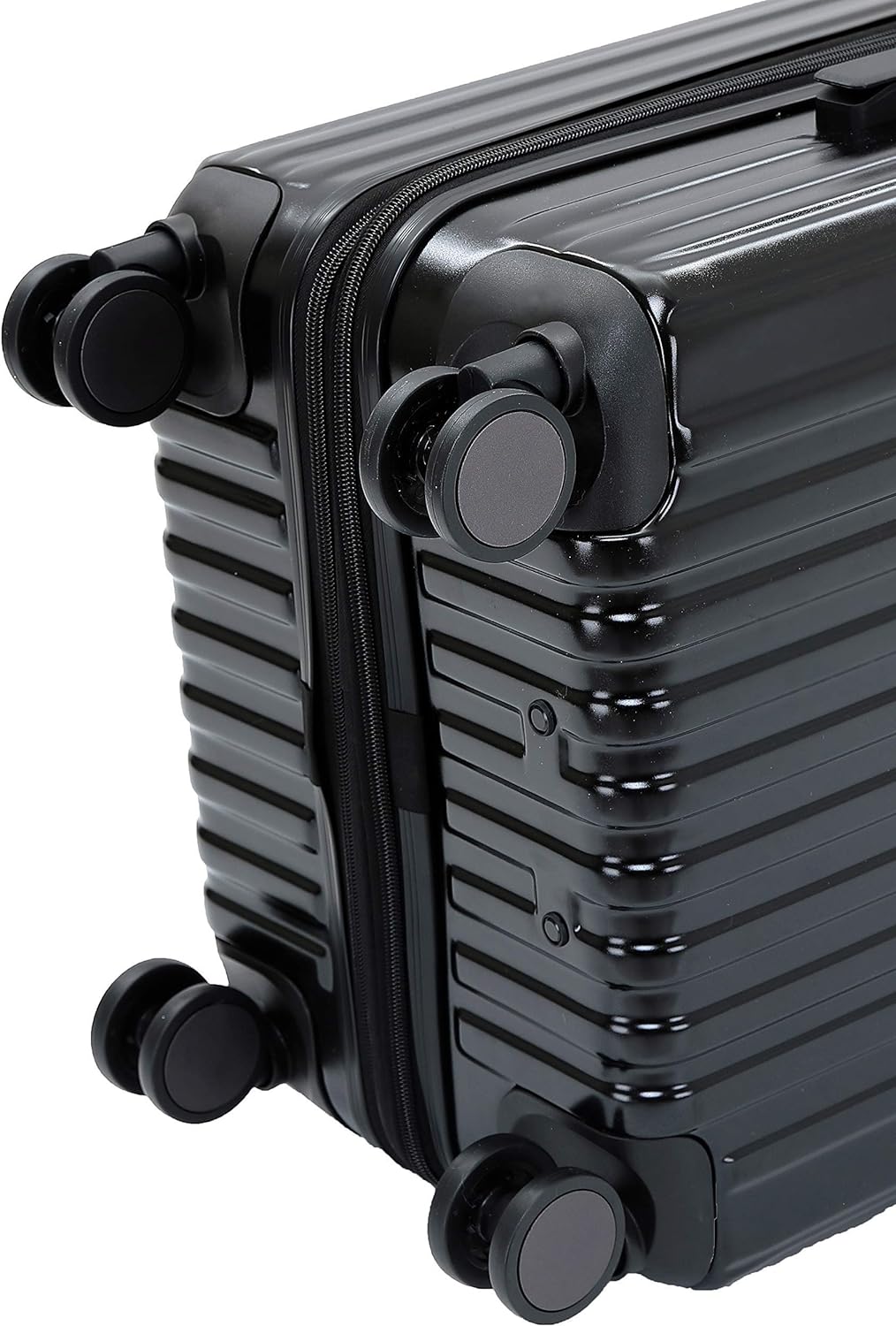 Münicase M816 TSA-Schloss Koffer Reisekoffer Trolley Kofferset Hardschale Boardcase Handgepäck (Schw