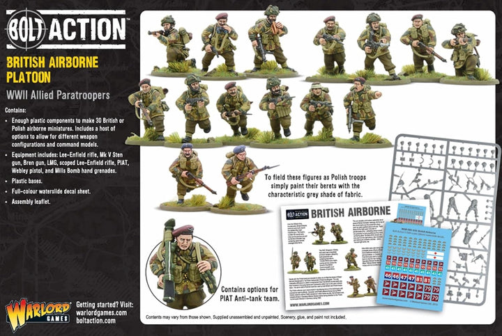 WAR-402011009A – Spiele von Kriegsherrn – britische Fallschirmjäger des Zweiten Weltkriegs und in de