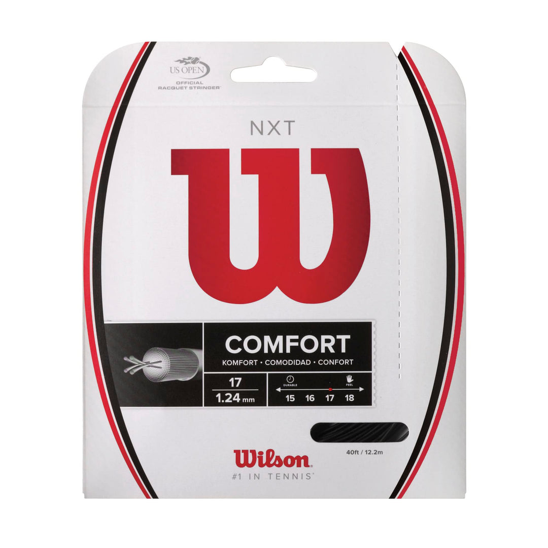 Wilson NXT Saitensatz-Off-White, 1,3 mm 17 schwarz, 17 schwarz