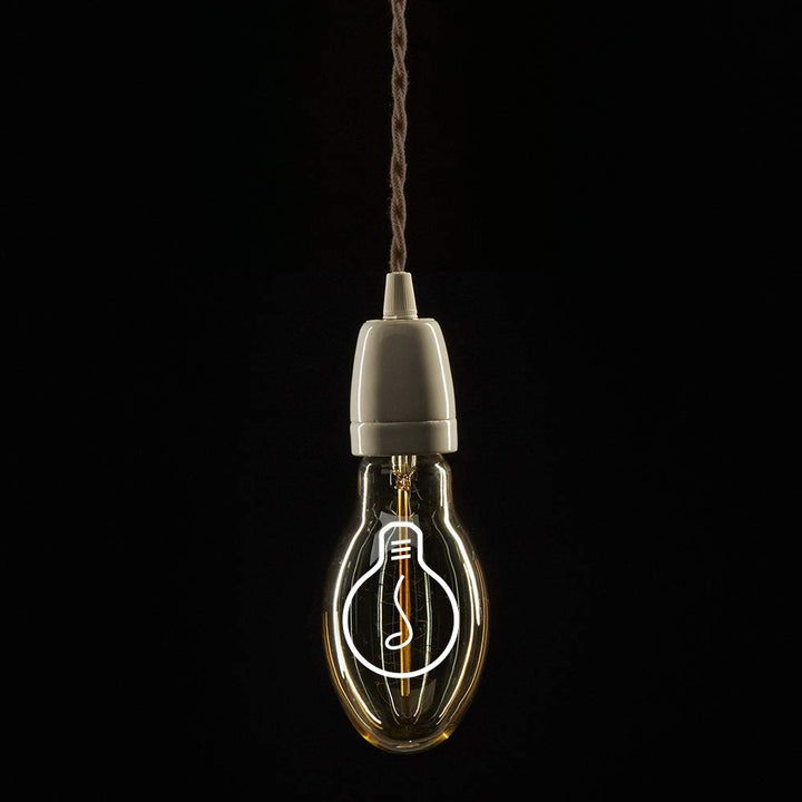 Amarcords - Textilkabel für Lampen BRAUN, geflochten, Baumwolle, 5 Meter, mit 2 Leiter 2x0,75 - Stof