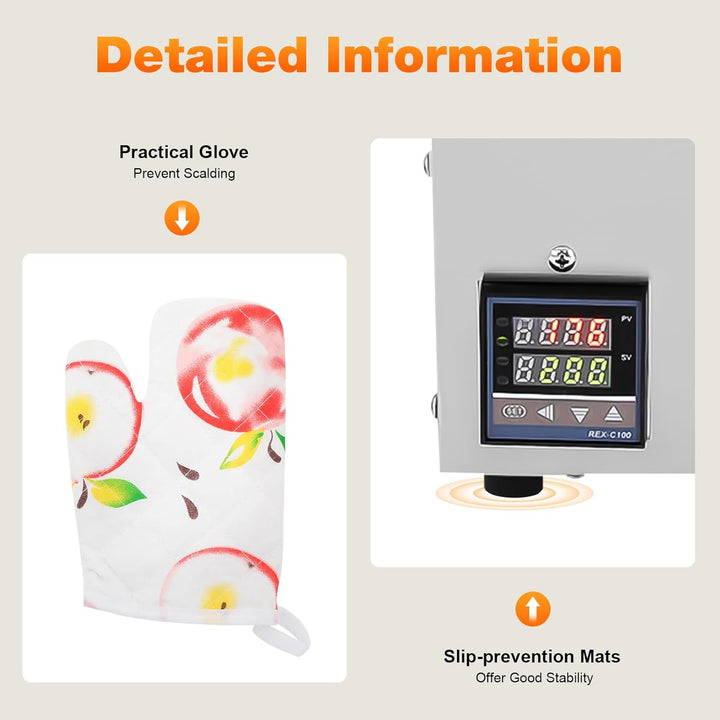 610W automatisch elektrische ölpresse, 220V edelstahl ölpresse mit temperaturregelung, bis zu 45% Öl