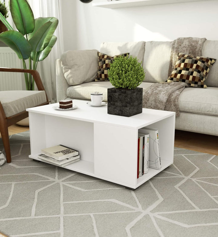 AKORD Couchtisch Holz | Juliet 90x38x51cm | | Schrank für Wohnzimmer | Schlafzimmer Schrank | Minima