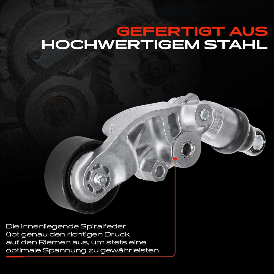 Frankberg Spannrolle Riemenspanner Kompatibel mit 3 BM BN 6 GJ GL CX-5 GH KE KF 2.2L Diesel 2012-Heu
