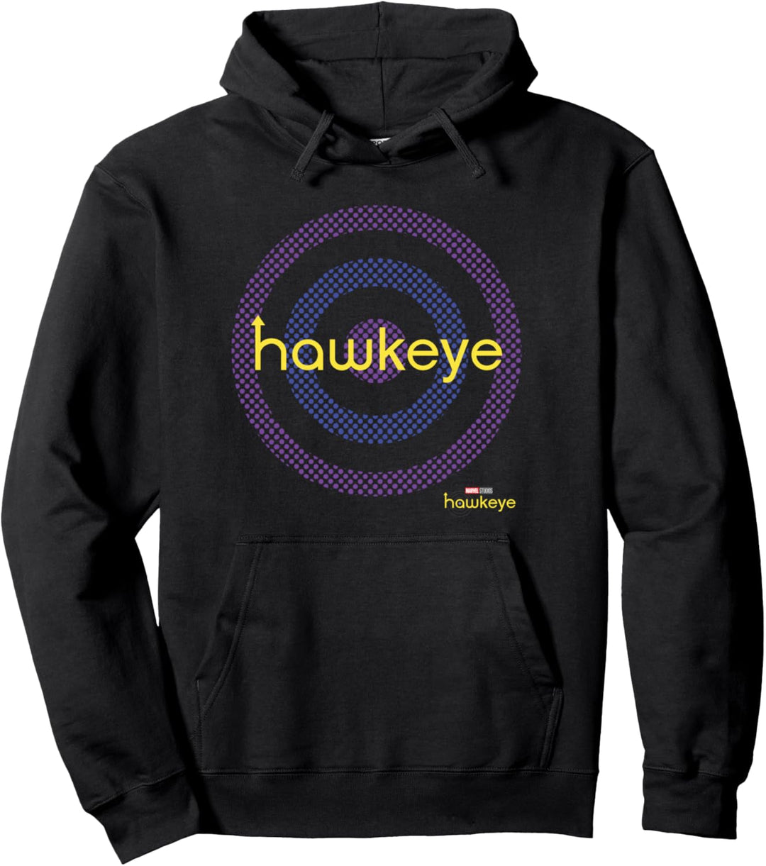 Marvel Hawkeye Bullseye Target Logo Pullover Hoodie