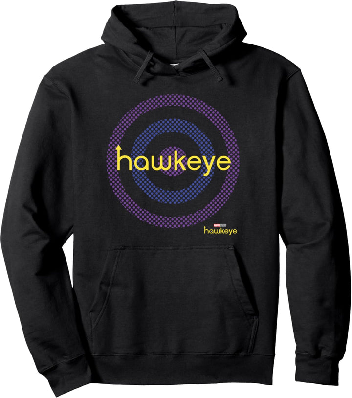 Marvel Hawkeye Bullseye Target Logo Pullover Hoodie