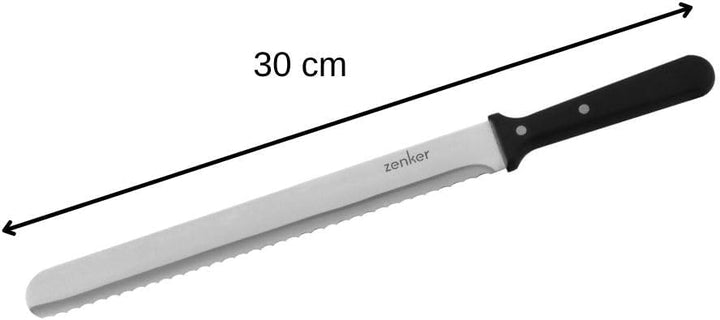 Zenker Konditor- und Glasurmesser 43 cm, Profi Küchenmesser aus rostfreiem Edelstahl zum Schneiden &