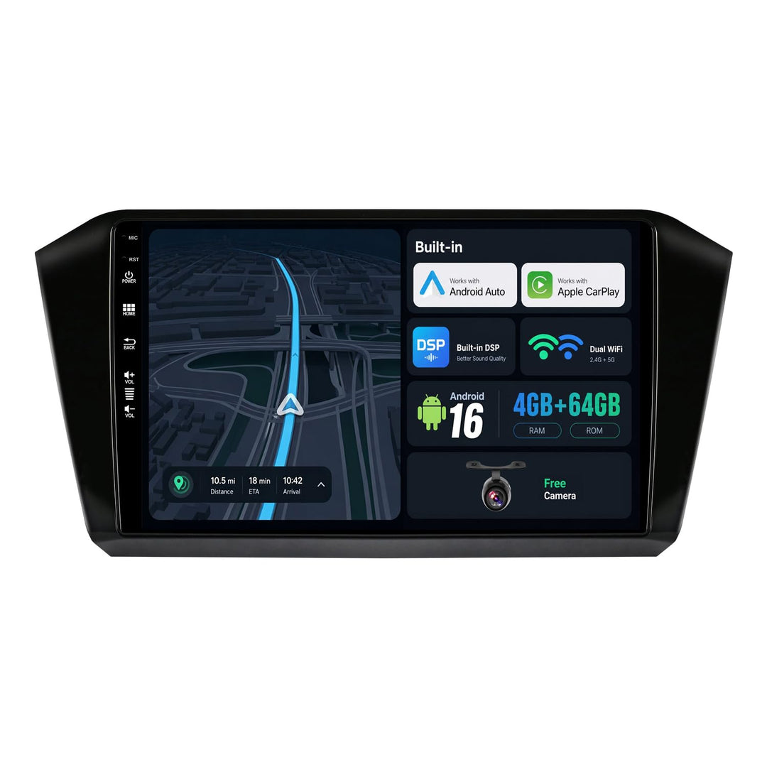 Android 15 Autoradio für VW Passat B8 Magotan (2016-2020) - Eingebautes CarPlay Android Auto - KOSTE