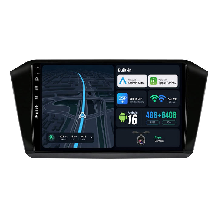 Android 15 Autoradio für VW Passat B8 Magotan (2016-2020) - Eingebautes CarPlay Android Auto - KOSTE