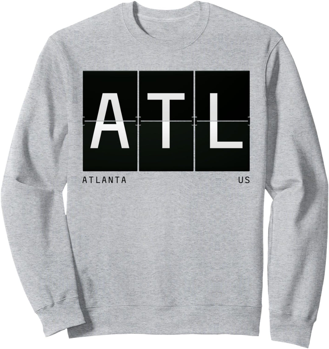 ATL Atlanta, Georgia, Vereinigte Staaten von Amerika | Flughafencode Sweatshirt