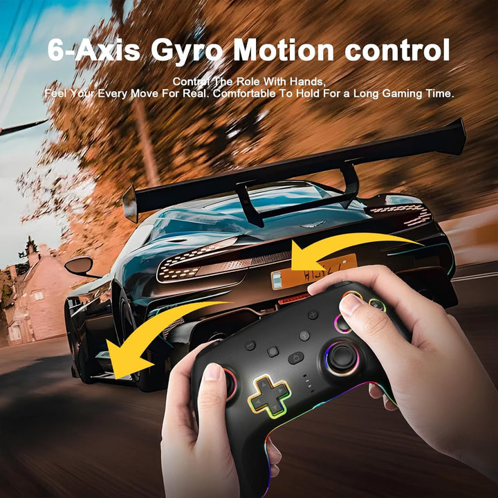 GEEKHAVE Switch Controller, wiederaufladbarer Remote Wireless Switch Lite Controller Gamepad Joypad