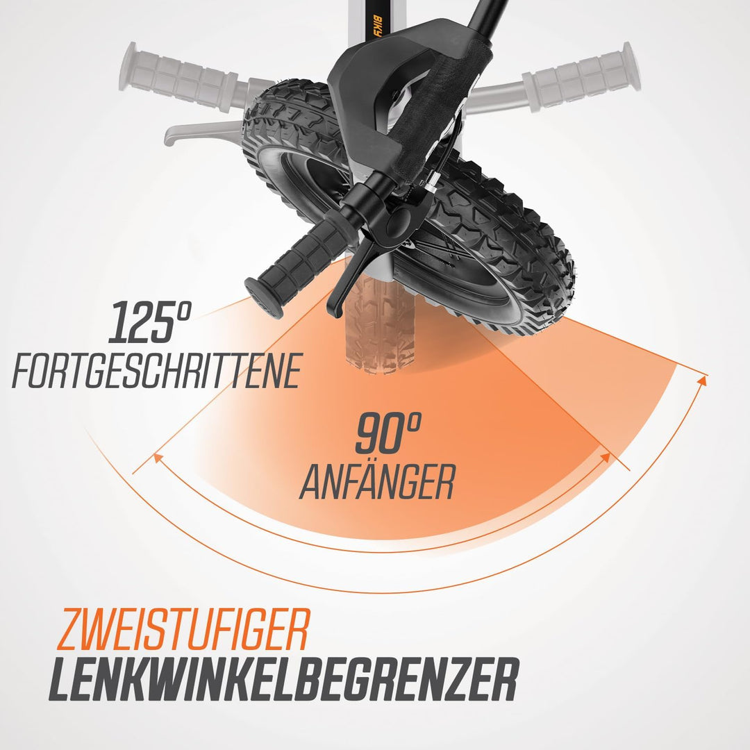 BERG Biky Cross Laufrad | ab 2 Jahren | 12 Zoll | Kinder Laufrad mit Handbremse | Luftreifen | Höhen