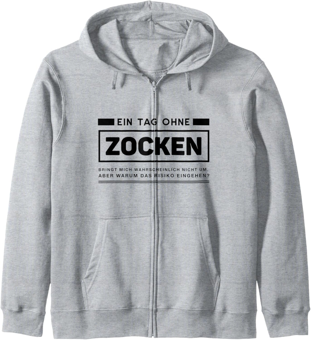 Ein Tag Ohne Zocken Lustig Geschenk Spruch Gamer Kapuzenjacke