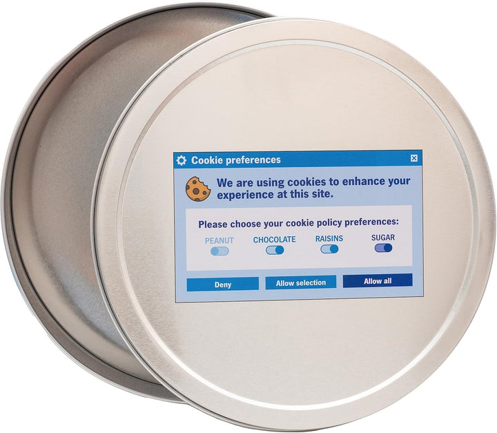 getDigital Keksdose Accept Cookies - Lustige Vorratsdose mit Spruch für Informatiker IT Admin Comput