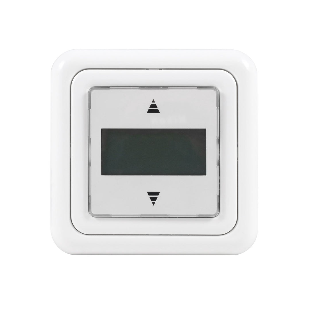 GEBA Zeitschaltuhr Rollotimer, für Rolladenmotor, Timer mit Urlaubsprogramm, Tagesprogramm, Memoryfu