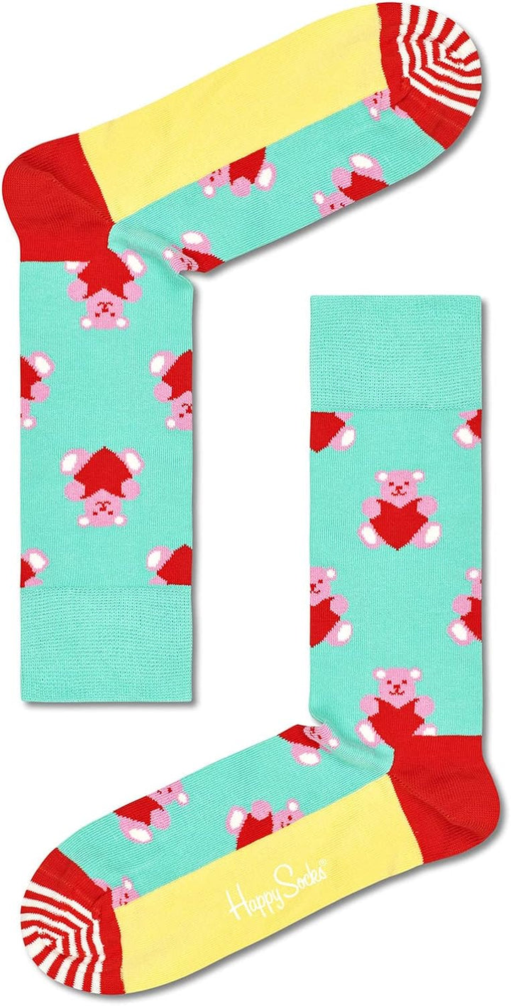 Happy Socks Geschenkbox I LOVE YOU SOCKS GIFT SET 3-PACK XLOS08-4300 Mehrfarbig, Size:41-46