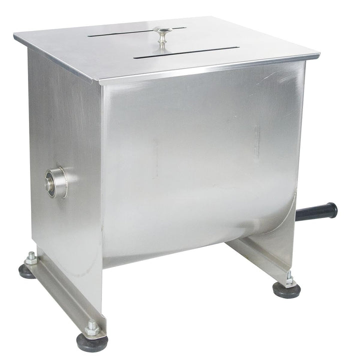Allpax Fleischmischer 40 Liter aus Edelstahl - manuell (Handkurbel) - Mischkapazität: 26-35 kg, Flei
