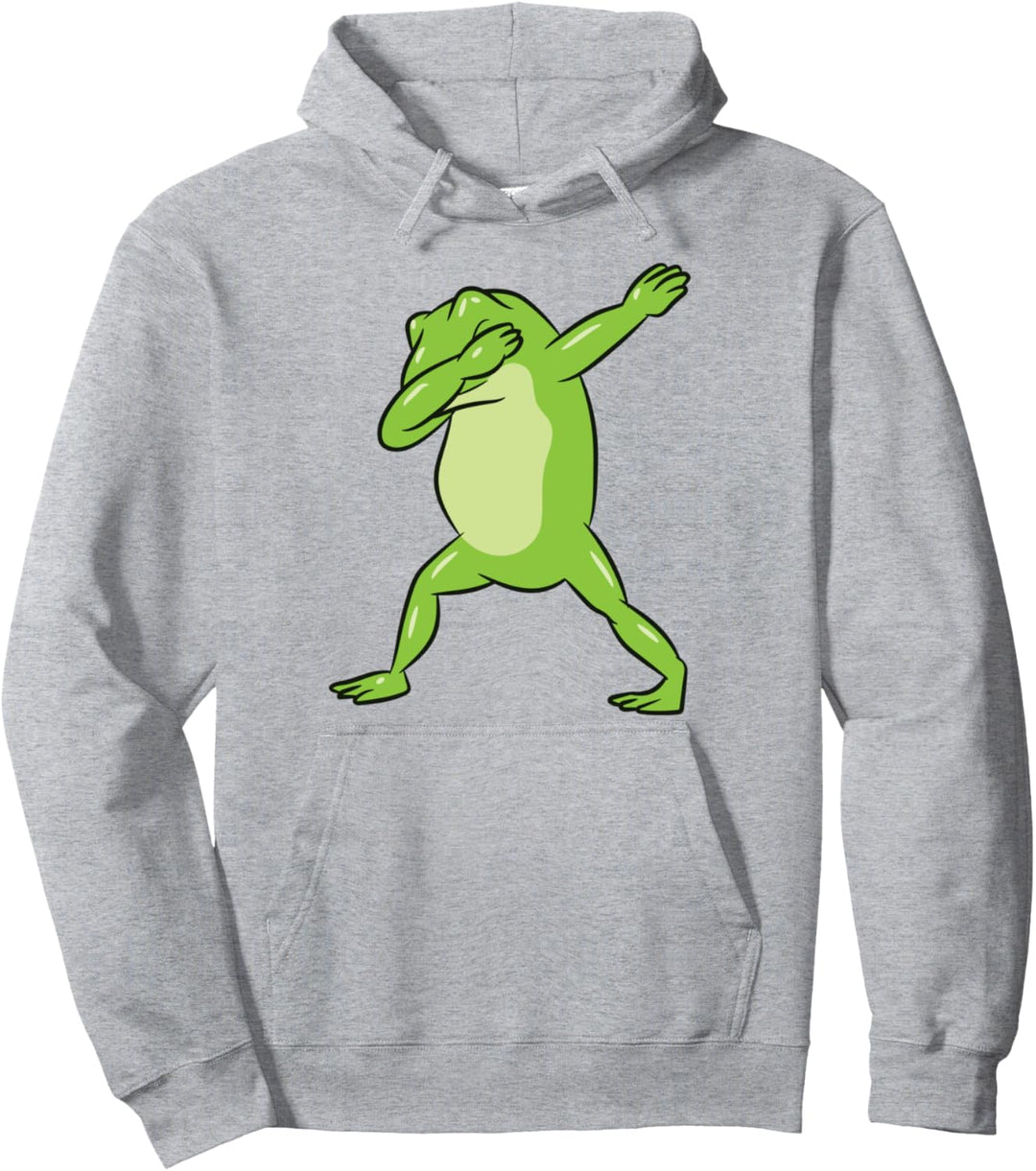 Lustiger Dabbender Frosch Lustiger Frosch Dab Pullover Hoodie