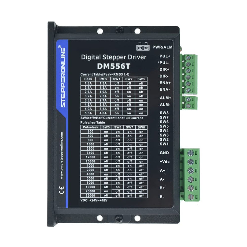 STEPPERONLINE DM556T Digitaler Schrittmotor Treiber 1.8-5.6A 20-50VDC Stepper Motor Driver Für Nema