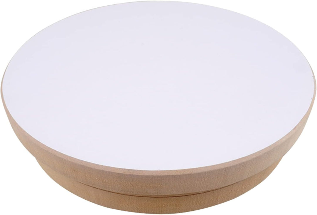 KUNSTIFY Töpferscheibe I Rund I 20cm Durchmesser, Höhe 5 cm MDF Drehscheibe Drehteller für Töpferei