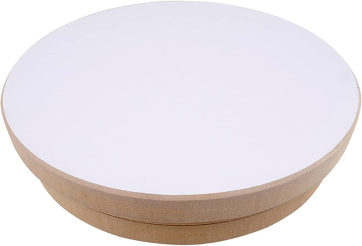KUNSTIFY Töpferscheibe I Rund I 20cm Durchmesser, Höhe 5 cm MDF Drehscheibe Drehteller für Töpferei