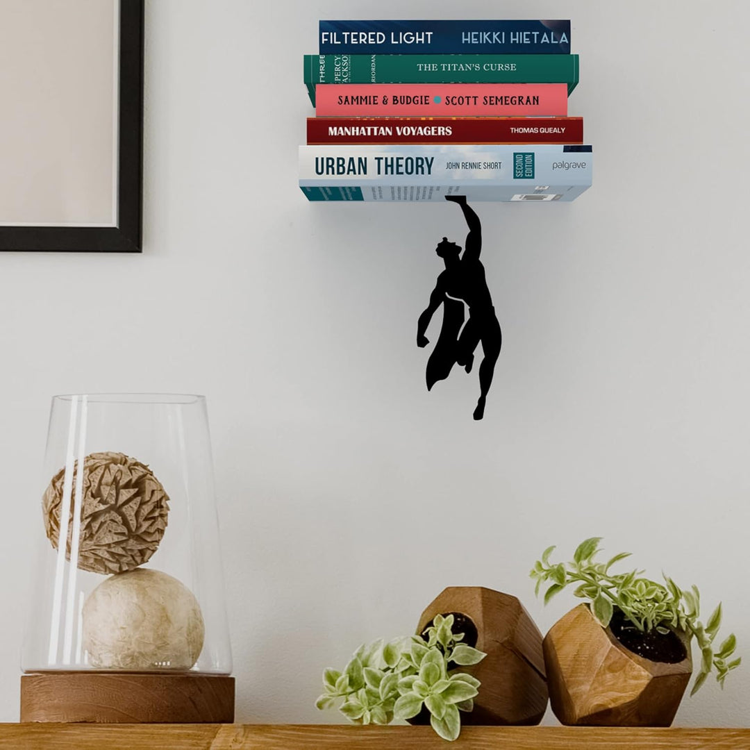 Artori Design Deko Schweberegal Aesthetic Buchstütze Wandregal - Wand Dekoration Buchständer Regal a