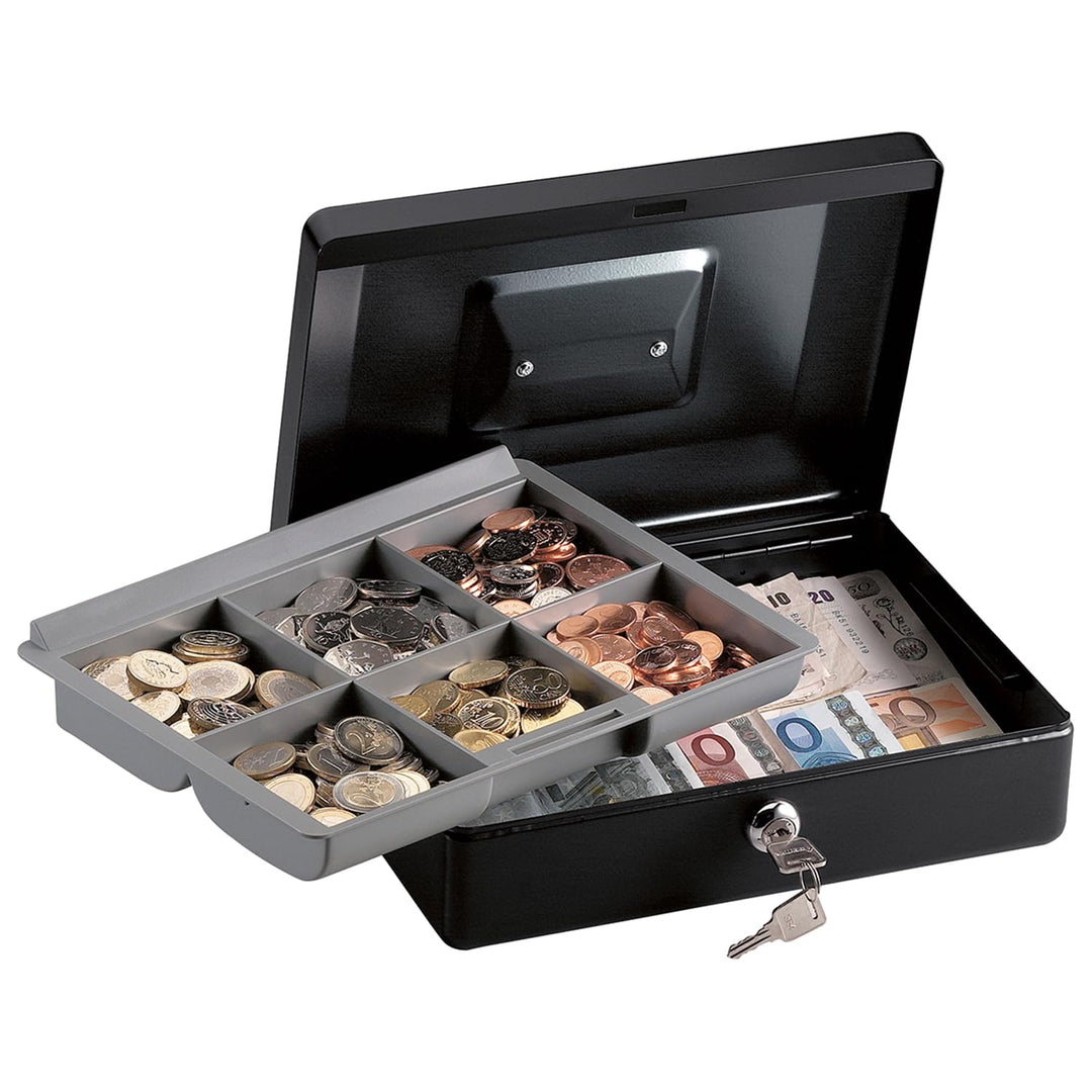 MASTER LOCK Geldkassette [Schlüssel] [Tragegriff] [Münzbrett] CB-10ML - Sichern und Organisieren Gel