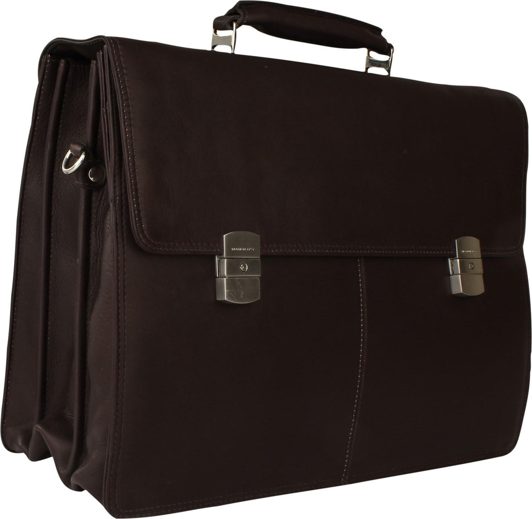 HAROLD'S Country Aktentasche II Leder 41 cm Laptopfach 1 Schwarz, 1 Schwarz
