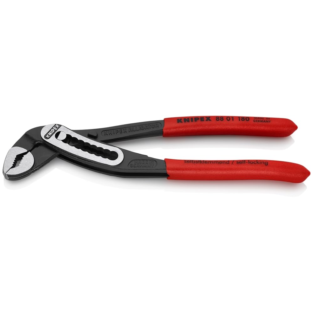 KNIPEX 8801180 Handwerkzeug, Gemischt, schwarz/red, 7 1/4-Inch, 7 1/4-Inch