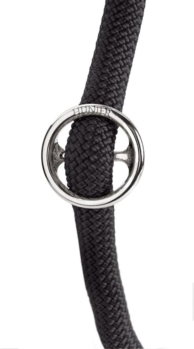 HUNTER Retriever-Hundeleine FREESTYLE, Farbe: schwarz, integrierte Halsung, stufenlos verstellbar, w
