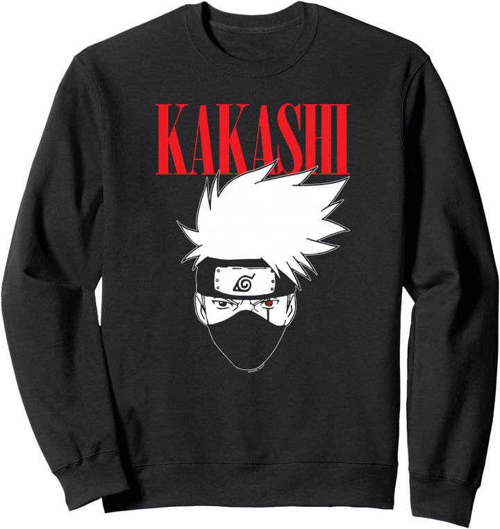 Naruto Kakashi Tall Logo Sweatshirt