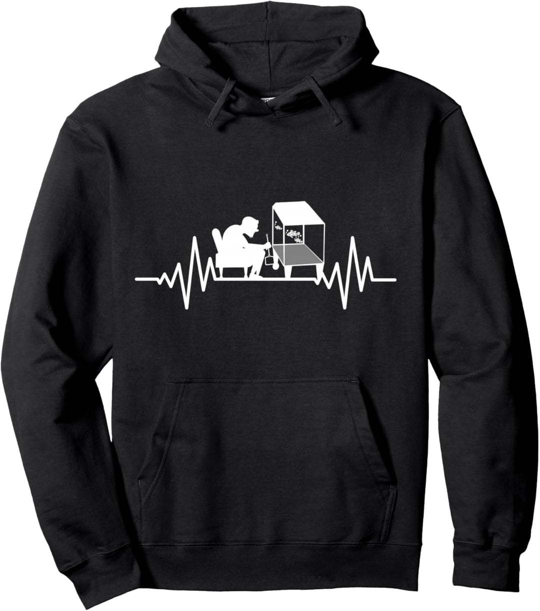 Aquarium Fische Aquarien deko Aquaristik Herzschlag Aquarium Pullover Hoodie