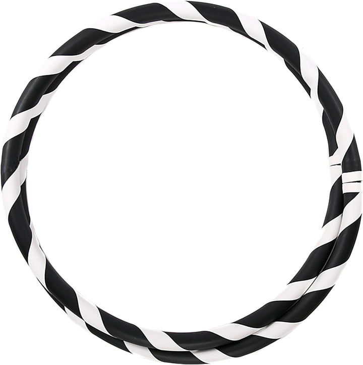Faltbarer Anfänger Hula Hoop Reifen, Ø90/95/100/105cm Ø95cm Weiss, Ø95cm Weiss