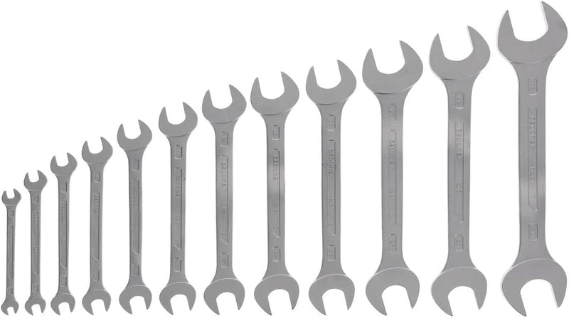 Doppelmaulschlüsselsatz 6-120 12-tlg.SW6-32mm CV-Stahl verchr.GEDORE 6 - 32 mm (12-teilig), 6 - 32 m