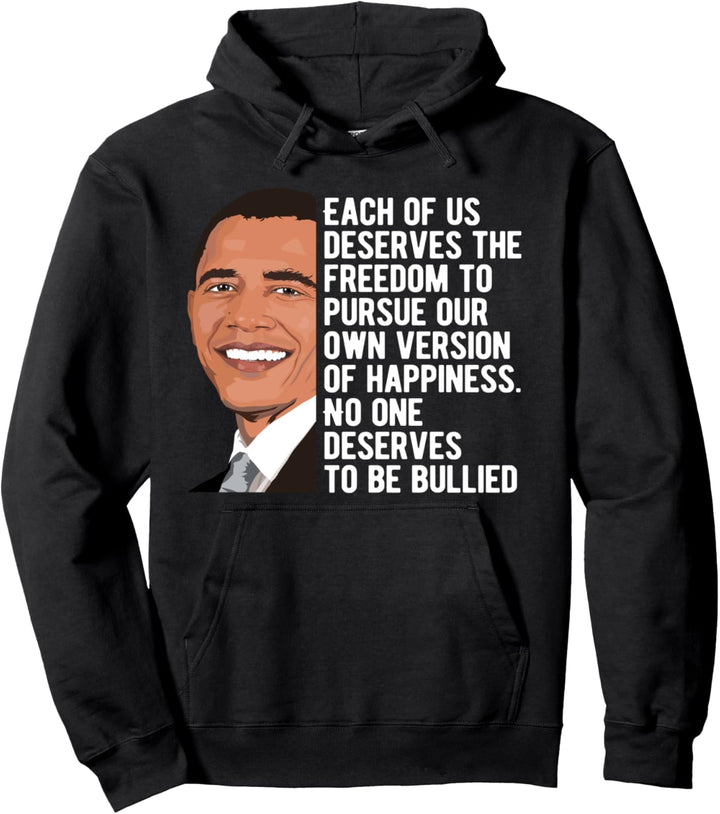 Obama Gleichheit Zitat Barack Obama Unterstützer Geschenk Pullover Hoodie
