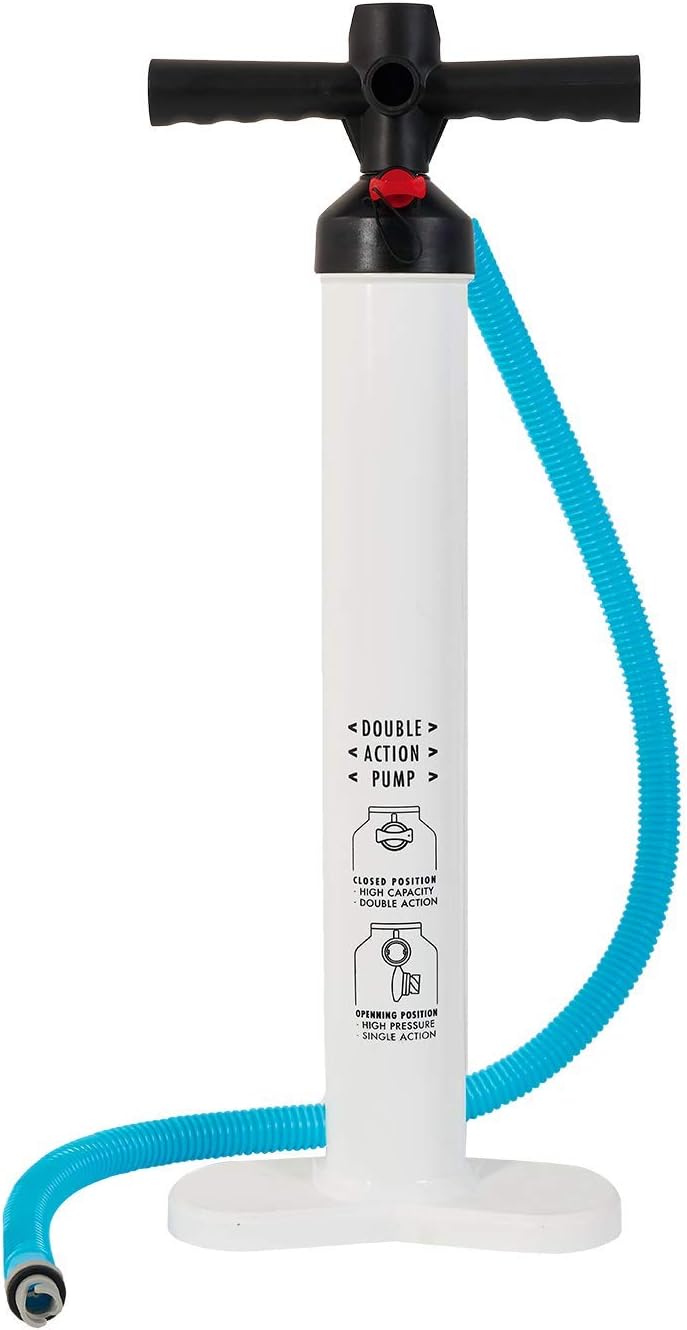 Aquatone SUP Doppelhub Handpumpe, bis 27 PSI / 1,9 bar, Standpumpe