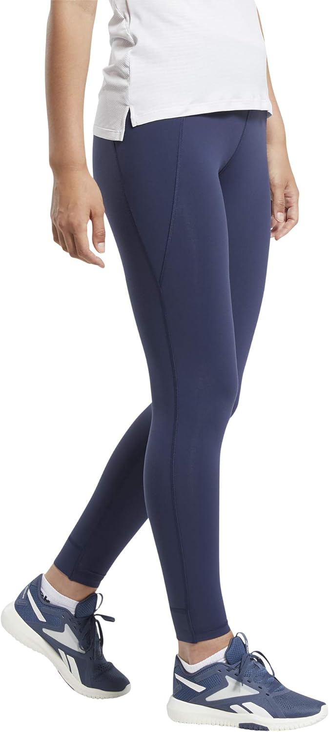 Reebok Damen Ts Lux Tight 2.0 Netze 2XS/S Blau, 2XS/S Blau